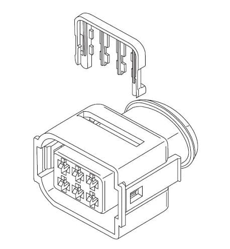 AFK PLUS HOUSINGS 6 WAY