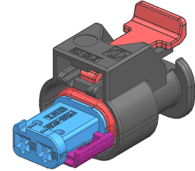 MAK 1.2 PLUS HOUSING 2WAY