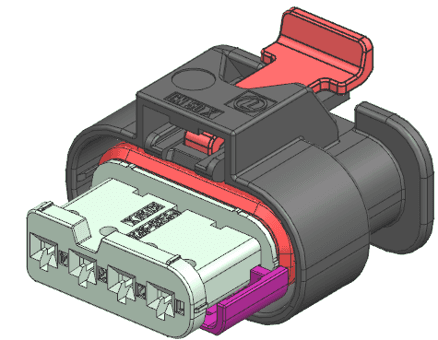 MAK 1.2 PLUS HOUSING 4WAY