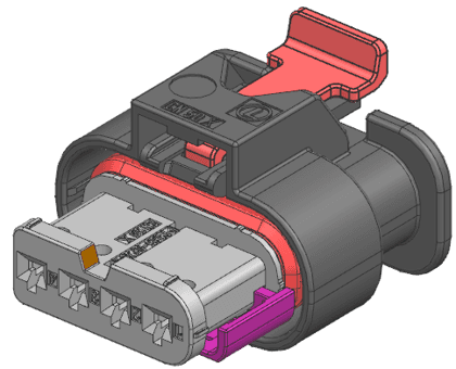 MAK 1.2 PLUS HOUSING 4WAY